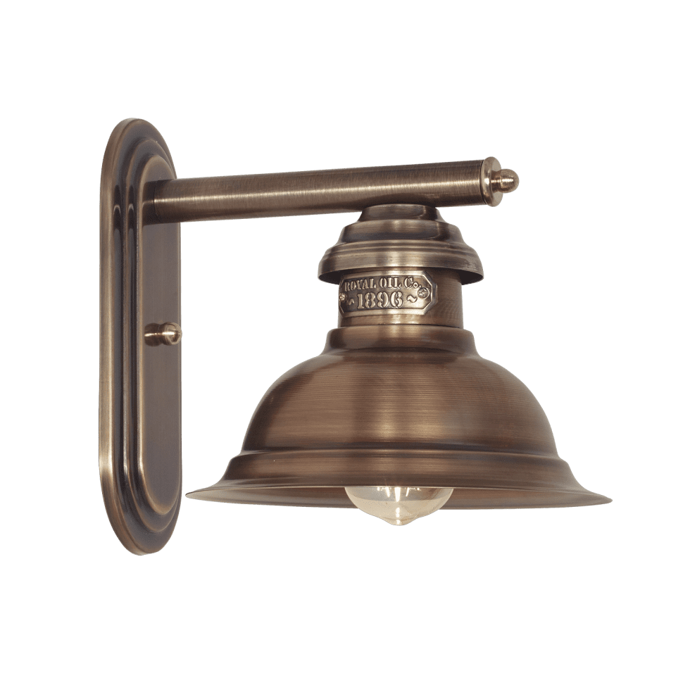 Aplique Royal. 1 Luz. Cobre