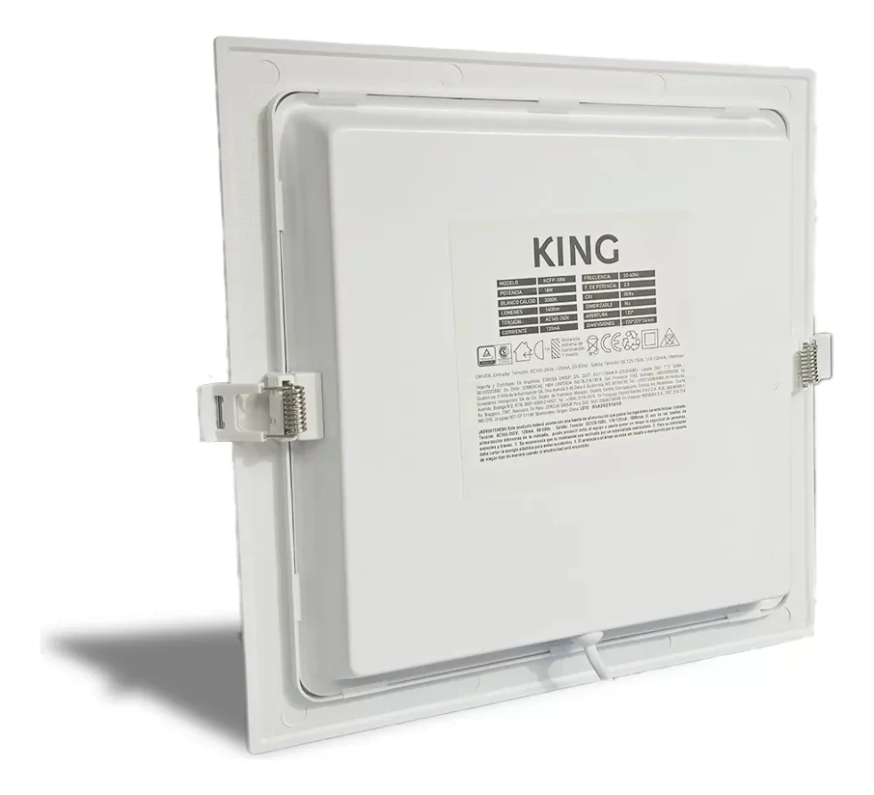 Plafón para Embutir Led. 18W. Luz Cálida - Image 2