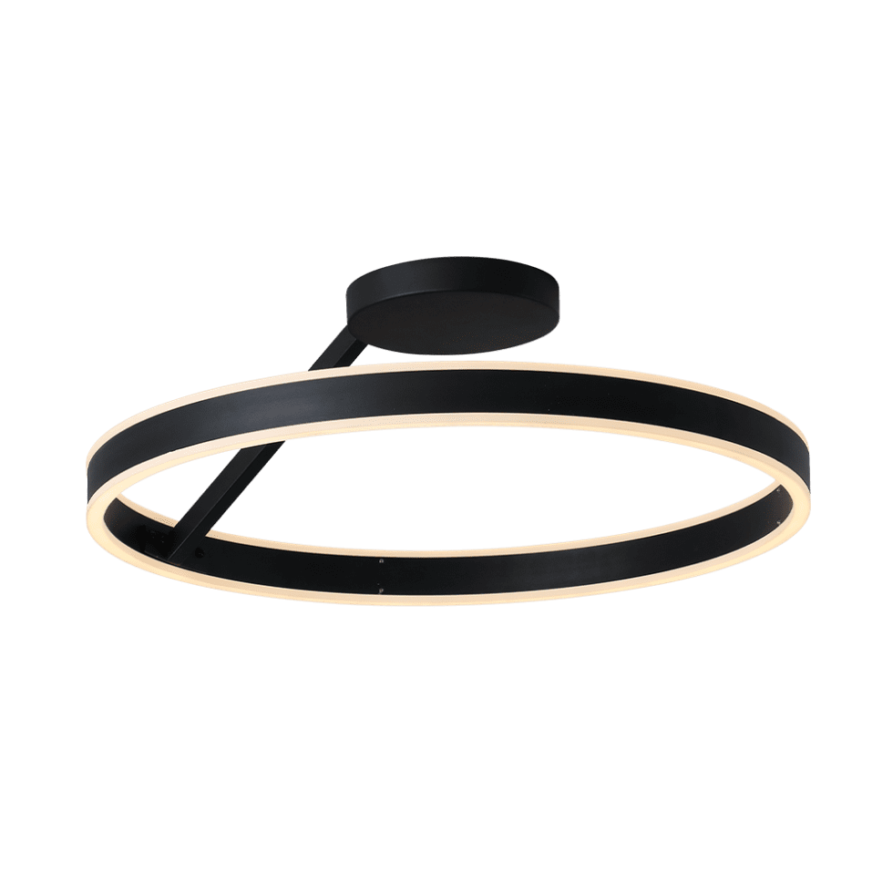 Plafón Vitta. LED. 66W. Luz Cálida/Neutra/Fría. Negro